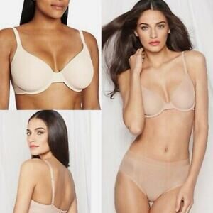 Wacoal Smooth Complexion Convertible Spacer Contour Bra sz 32C
